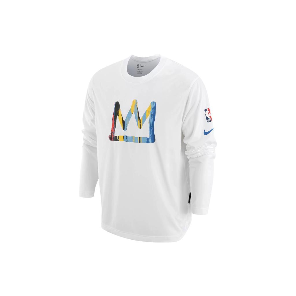 Nike Letter Pattern Print Long Sleeve T-Shirt Men Tops White DR2182-100