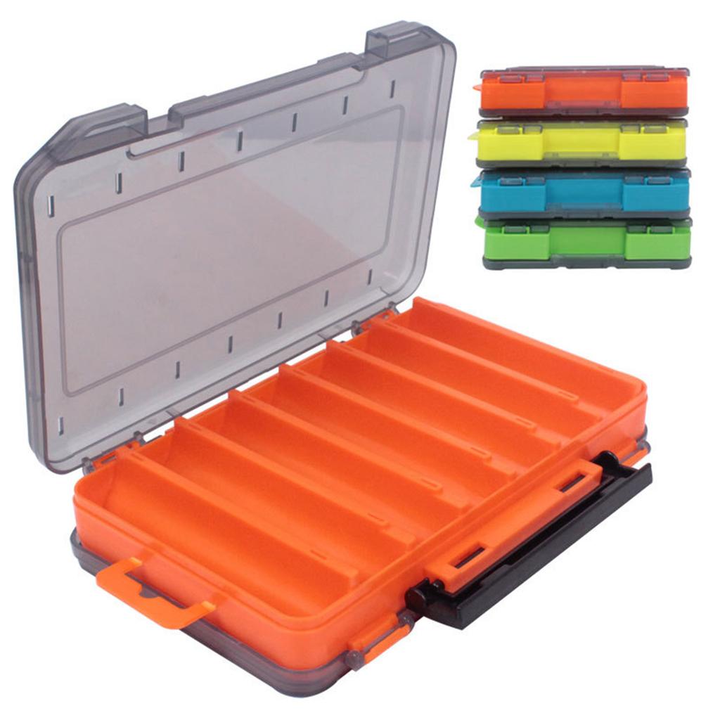 Waterproof Fishing Tackle Organizers Tackle Tool Double Side Tackle Box Tackle Carrying Clear Fishing Lures Storage Box