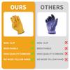 Men/Women Work Gloves Soft Cowhide Driver Hunting Driving Farm Garden Thorn-proof Welding Security Protection Mechanic Glove
