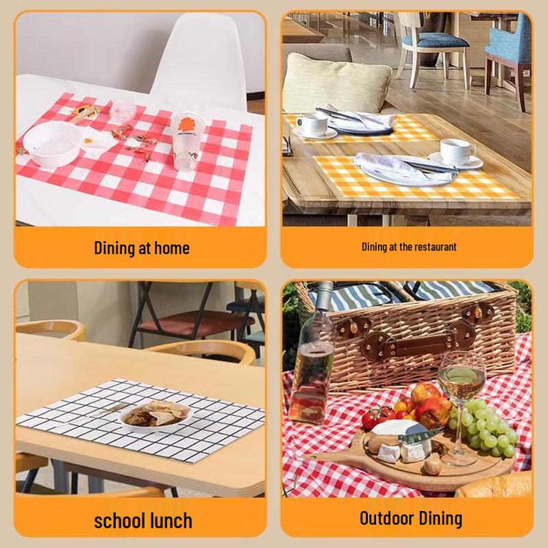 OEING Disposable Tablecloth Placemat