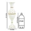 Flower Vase Big Size for Living Room Corner - 24 Inches Long - Star - Pack of 1