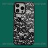 Black lace print New Hot Phone Case For iPhone 16,15,14,13,12,11,Plus,Pro,Max,Mini Soft Magesafe Magnetic Wireless Charge