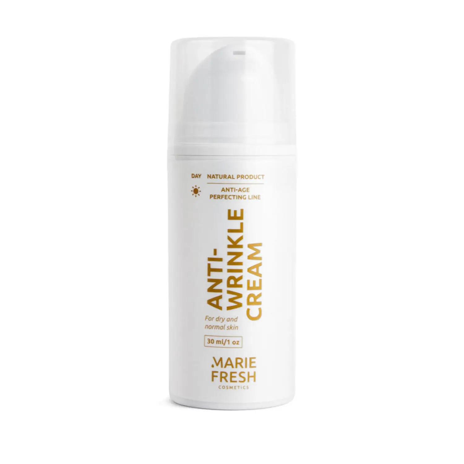 

Денний крем проти зморшок для сухої та нормальної шкіри Marie Fresh 30 мл