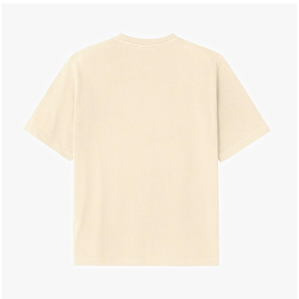 MaiSon KitSune Lm00107kj0119 P205 Tričko s krátkým rukávem pro muže s nášivkou hlavy tučné lišky