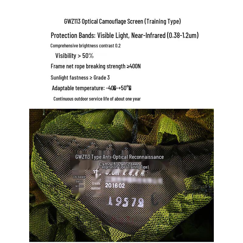 Сітка Yilan проти дронів та оптичної маскування