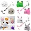 Reversible Flip Cat Plush Stuffed Toy Soft And Cute Animal Doll For Children Gifts