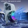 Caricabatterie per auto magnetico Qi2.2 da 25W Raffreddamento a semiconduttore Supporto per auto wireless Supporto per bocchetta d'aria per iPhone Samsung Android Veloce e Fresco