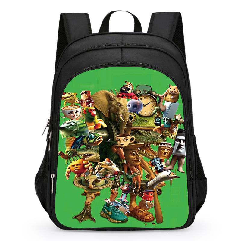 Drewniany Patyczak Plecak AI dla Chłopców, Klasy 1-3