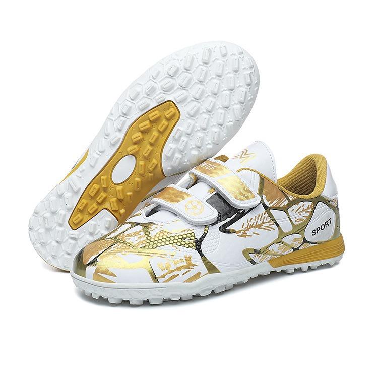 Popular children's broken nails, long nails, Velcro football shoes, special training shoes for primary school students, boys and girls free of s