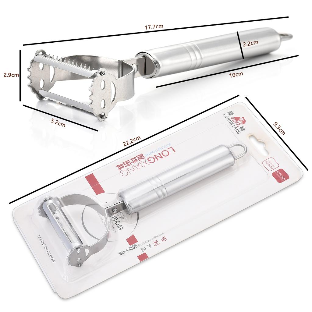 Obieraczka ze stali nierdzewnej owoce warzywa melon ziemniaki marchew ogórek wielofunkcyjna tarka Julienne obieraczka kromka narzędzie kuchenne do domu