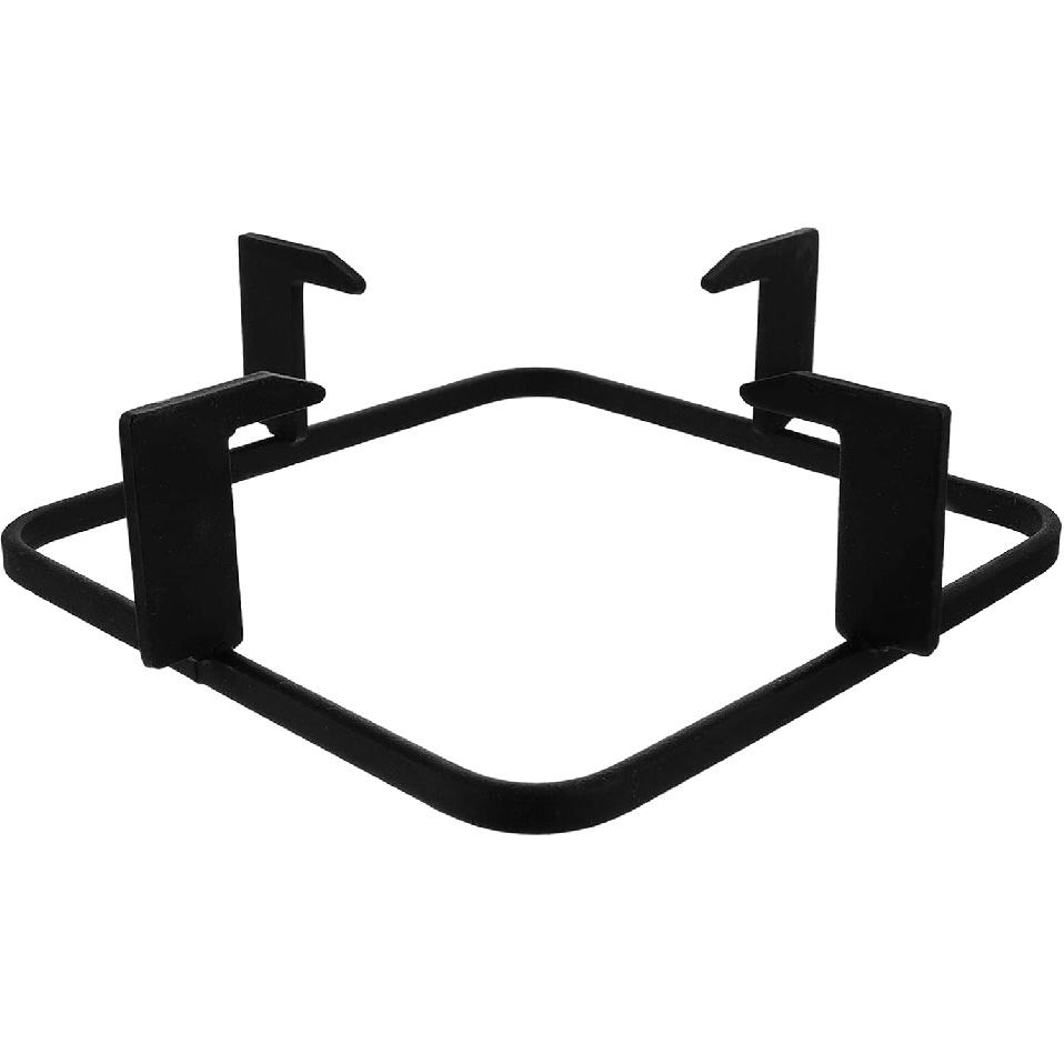 Uonlytech Gas Stove Burner Covers Cast Iron Wok Support Ring, 20. 7cm Square Gas Burner Rack Stove Trivets Cooktop Range Pan Holder Stand Stove Rack