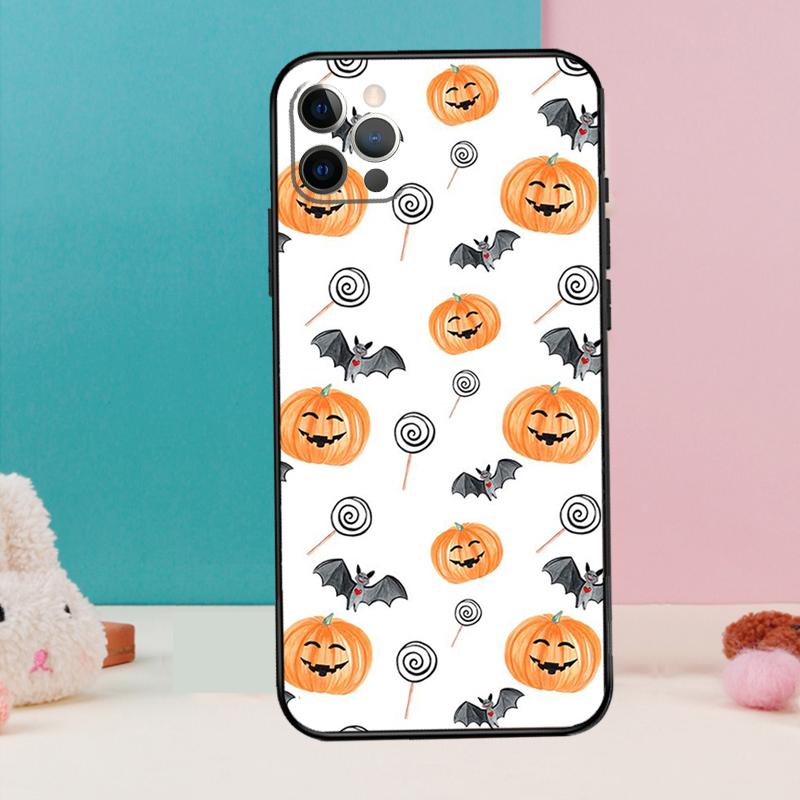 Halloween Pumpkins Phone Case For iPhone 17 Air 16 15 14 12 11 13 Pro Max 12 13 Mini 15 16 Plus 16e Cover Coque