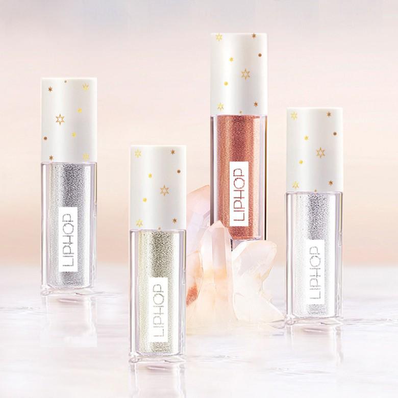 

Galaxy Shimmer Liquid Eyeshadow: Waterproof, Pearl & Glitter Finish Sunset Beach