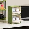 Stackable Tea Bag Storage Box Wall-Mounted Sundries Storage Rack Desktop Storage Box for Home