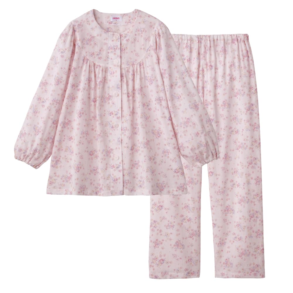 

Pajamas Deodorant Long Sleeve Long Pants Willow [Gunze] Women s Pink_TP2314