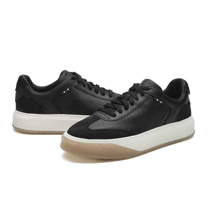 Fila Olimpica Thick Sole Classic Versatile Durable Low Top Skate Shoes Men Sneakers Black F12M413210FBK