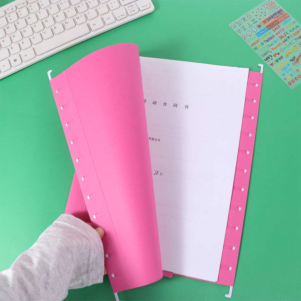 10PCS A4 Hanging File Folder Letter Size Document Holder  School Office Supplies
