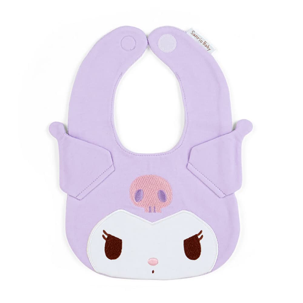 

[Sanrio] Baby Face Bib Kuromi Kuromi SanrioBaby Character 23 x 0.5 x 28cm 691992 Baby Gift Bib Baby Bib