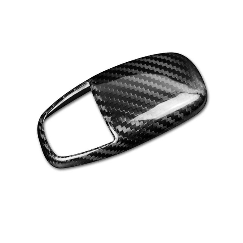 Real Hard Carbon Fiber for Dodge Challenger Charger 2015 2016 2017 2018 2019 2020 2025 2025 2025 Car Gear Shift Knob Cover