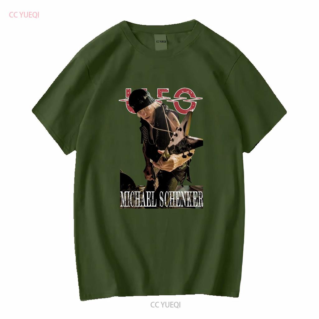 LIMITED NEW Michael Schenker Fest UFO T Shirt M 2XL long or short sleeves vintage Washed Top For Everyday Wear Comfortable