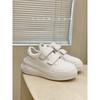 Thick-soled Velcro Little White Shoes Women's New Spring and Autumn Versatile Leather Muffin Sports and Leisure Board Shoes
