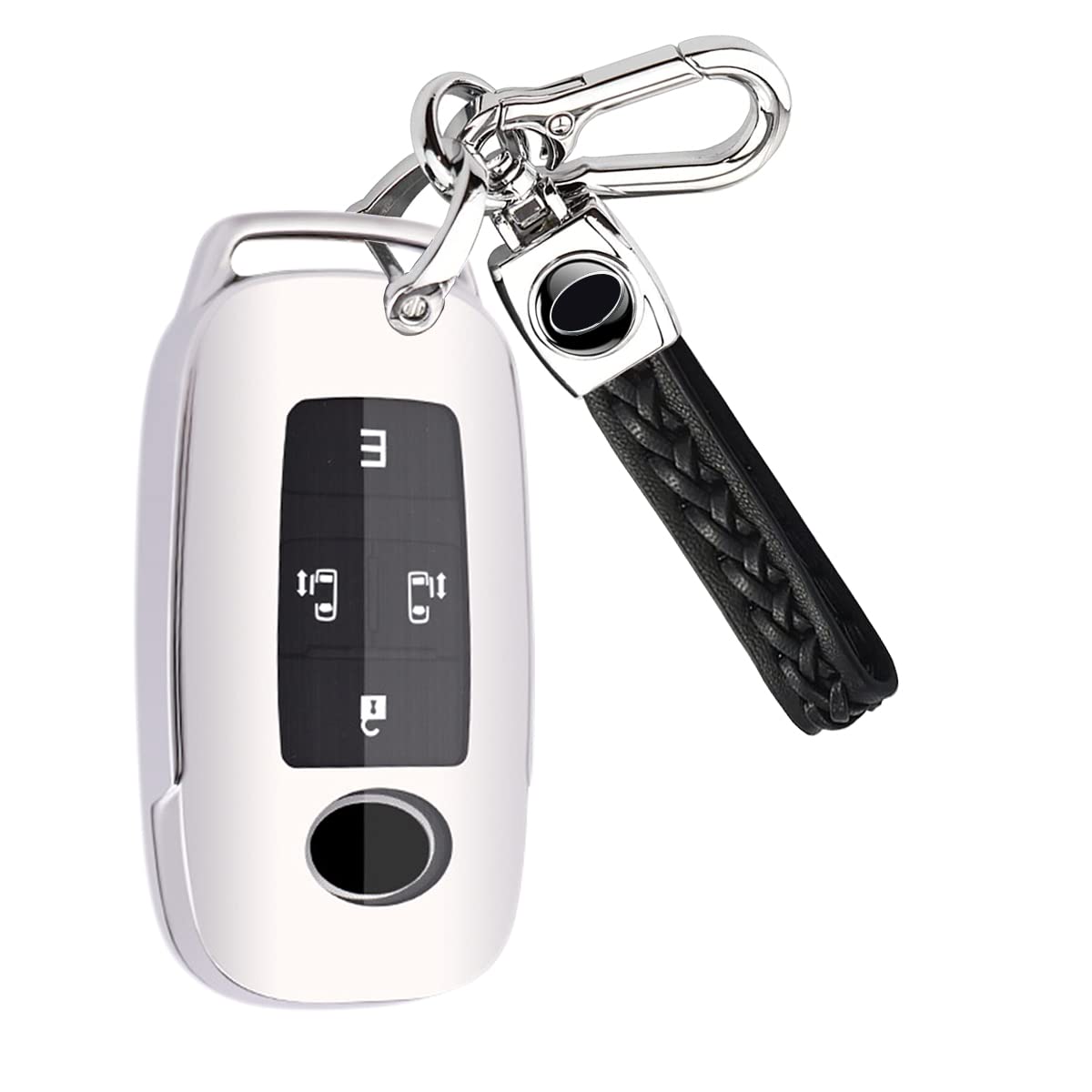 [PELKERDR] Smart Key Case for Toyota RAIZE ROOMY Exclusive Toyota чёрный