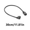 Mini USB 5Pin Female to Type C Male Data Cable for Mobile Gaming and Tablet Charging 30cm Long