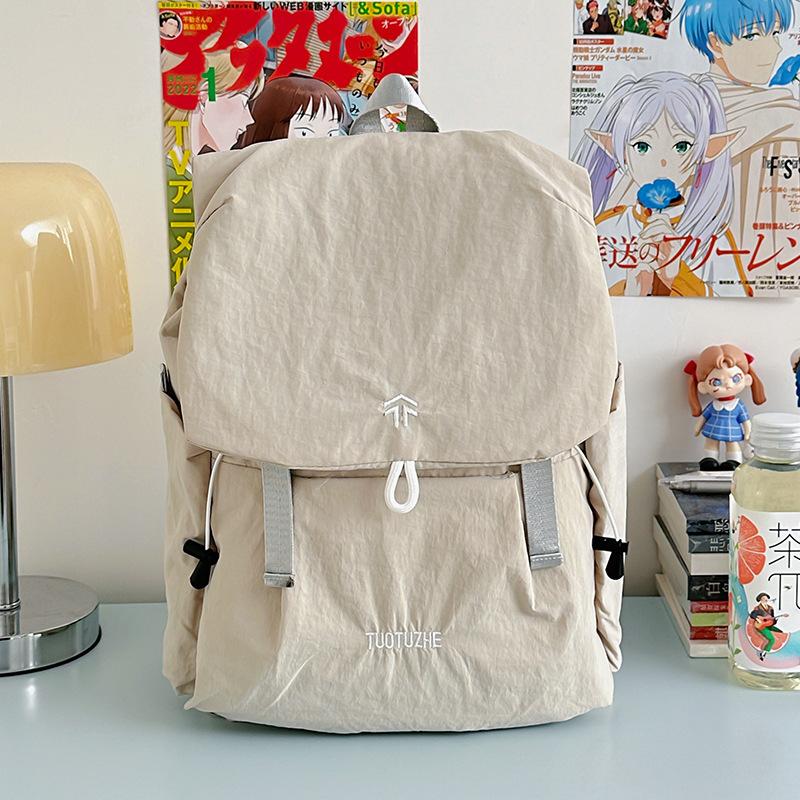 Japanese Travel Light Backpack 2025 New Niche Ins Outdoor Camping Backpack Women's Backpack