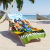 Bluey Personalized Text Beach Towel Quick-Dry Soft Microfiber For Beach Bathroom Outdoor Swimming Pool Camping Picnic Yoga Diving Vacation Accessories