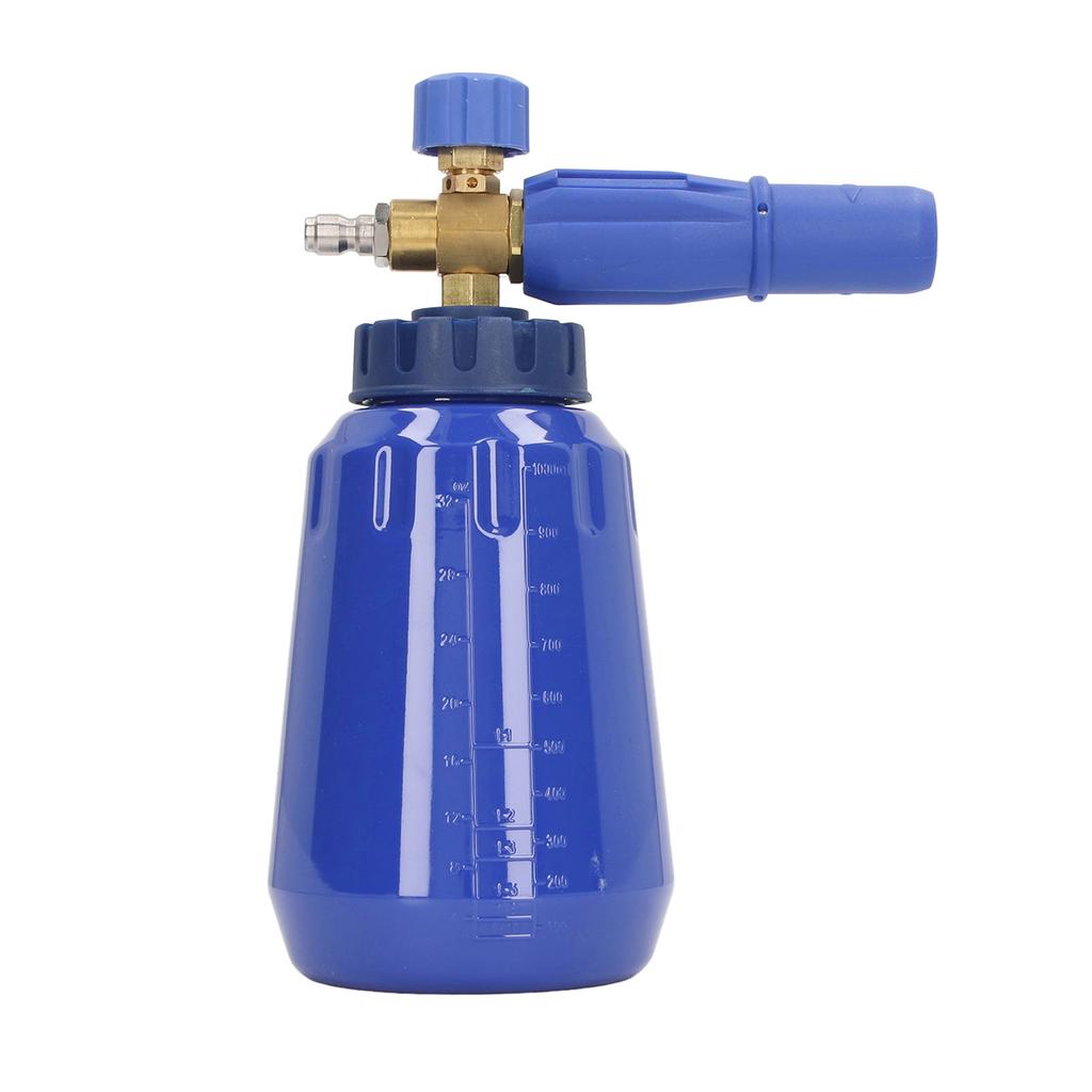 Generatore di Schiuma 1L 4000psi Spruzzatore Regolabile ad Alta Pressione Lavatrice Lattina 14 pollici NPT Connessione Rapida Blu