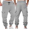 Men's Joggers Pants Loose Drawstring Long Pants Men Multi-pocket Sweatpants Casual Cargo Trousers for Men Fitness