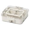 Compartment Food Container Grade Seasoning Box Kitchen Transparent Storage Spice Organizer