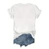 European Size A Women'S Valentine'S Day Short-Sleeve T-Shirt Featuring Heart Shapes, Books, Coffee Cups, And Bow Prints, Perfect for Gifting