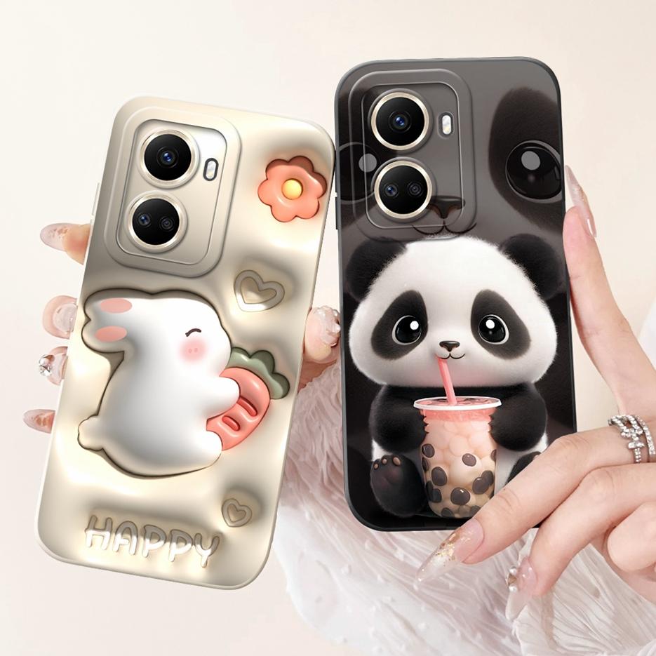 For Huawei Nova 10 Pro Case GLA-LX1 Cute Panda Cartoon Cover Soft Silicone TPU Phone Case For Huawei Nova 10 SE Nova10 Pro Shell