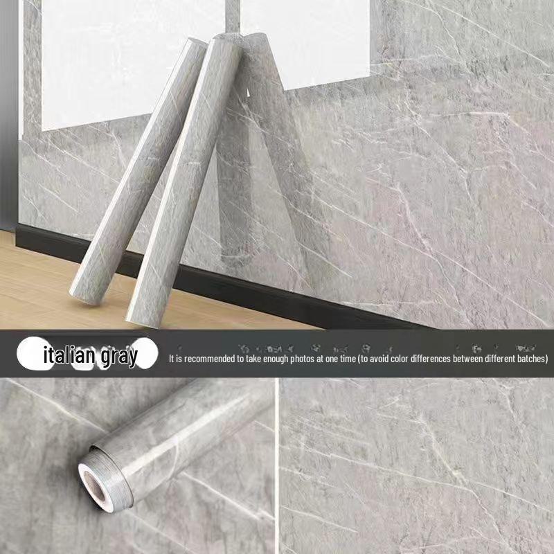 Ölbeständige Marmor-Küchenaufkleber – Hochtemperaturbeständiger, wasserdichter, selbstklebender Fliesen- und Herdwandschutz