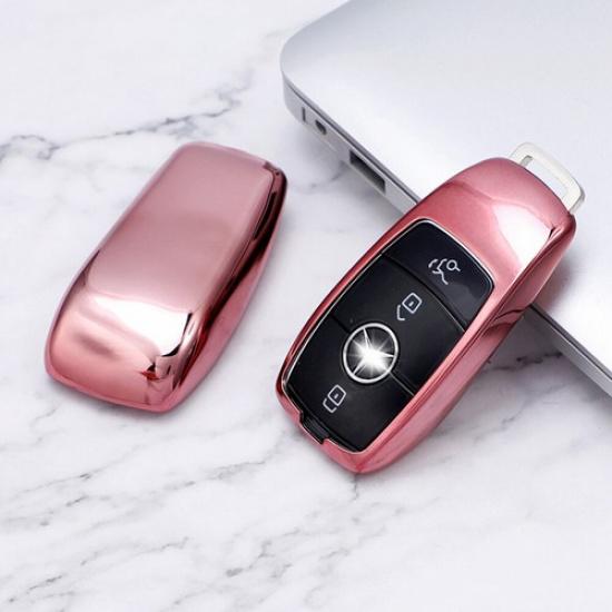 &+TPU Car Remote Smart Key Case Covers for Mercedes-Benz A B C E S G-Class