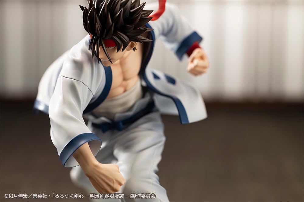 Kotobukiya TV Anime Kenshin Swordsman Romantic ARTFX J Sanosuke Sagara Scale PVC Painted Finished Figure "Rurouni -Meiji Story" 1/8