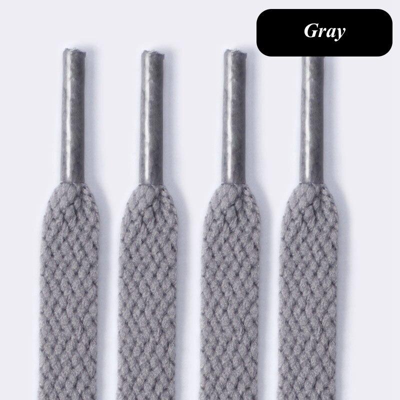 1Pair 36colors Flats Shoelaces Classic Shoe Laces Off Sneaker White Sports Men Women Children Shoelace Casual Shoe Strings