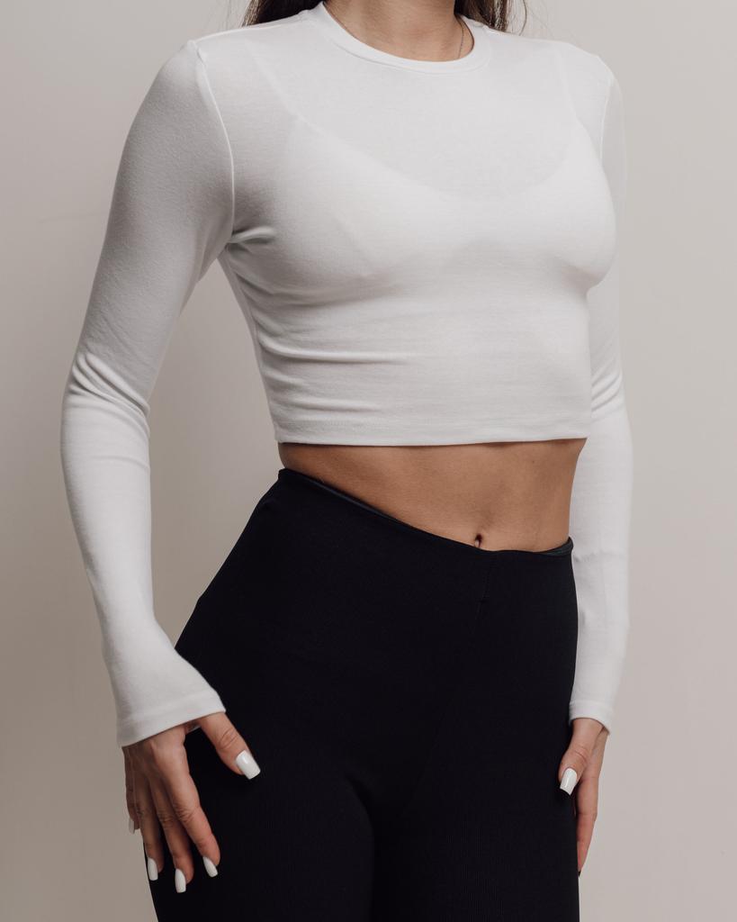 Longsleeve Women's Dilvin 31236 S White