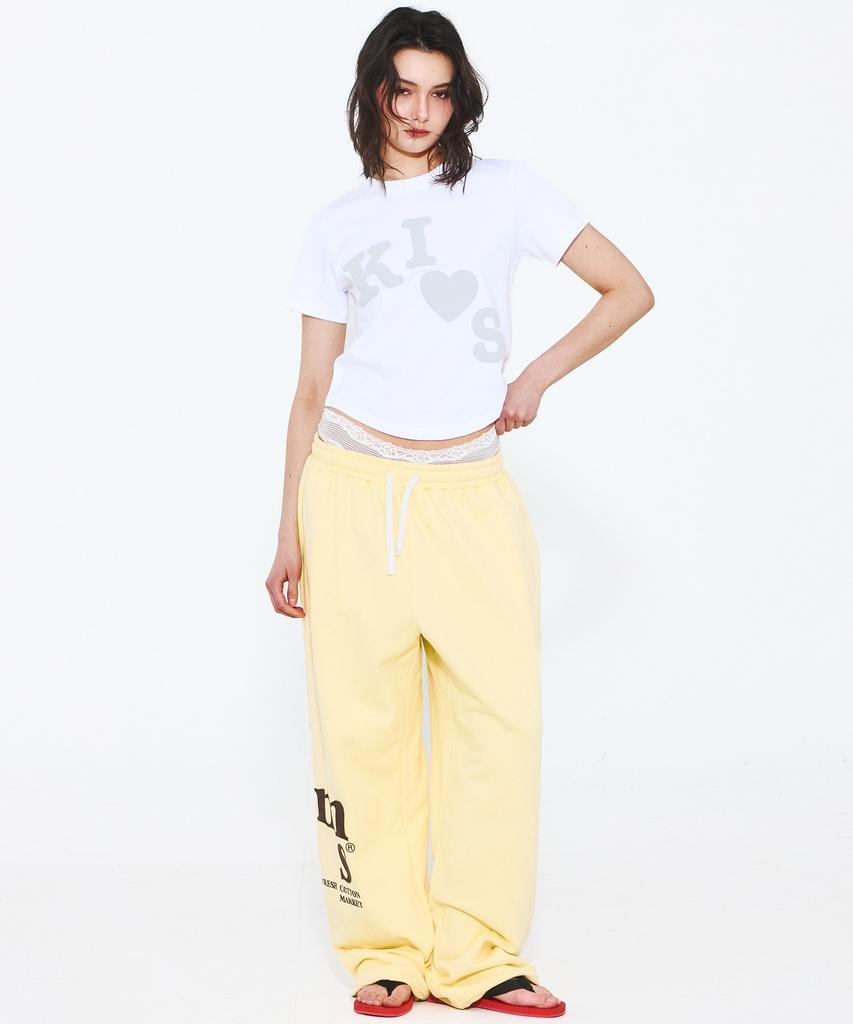 Kimseupeulesikoteunmakes Messi Kith Logo T-Shirt White