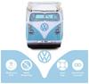 Licensed Volkswagen Volkswagen Camping Van Print Pouch Large Capacity Pen Case 30cm Unisex [Officially Product] (Blue) [Used]