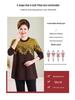 Autumn/Winter Plus Size Wool Pullover for Middle-aged and Elderly Women - Round Neck, Long Sleeve Sweater