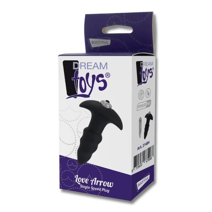 Plug Vibrant - Victor - Silicone - 100% Doux - 1 Mode de Vibration - 100 mm Longueur