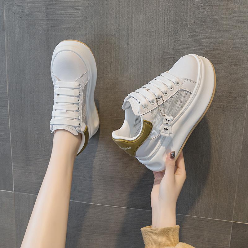 New thick-soled inner height increase student little white shoes dad shoes sports casual fashion versatile women's shoes