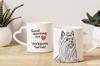Yorkshire Terrier, Yorkie - cup with a dog, adorable cup with a heart-shaped handle, universal gift from the Art-Dog brand