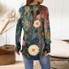 Womens Oversized Sweatshirt Graphic Sweater Long Sleeve Drop Shoulder Round Shirt Tops Vintage Clothes
