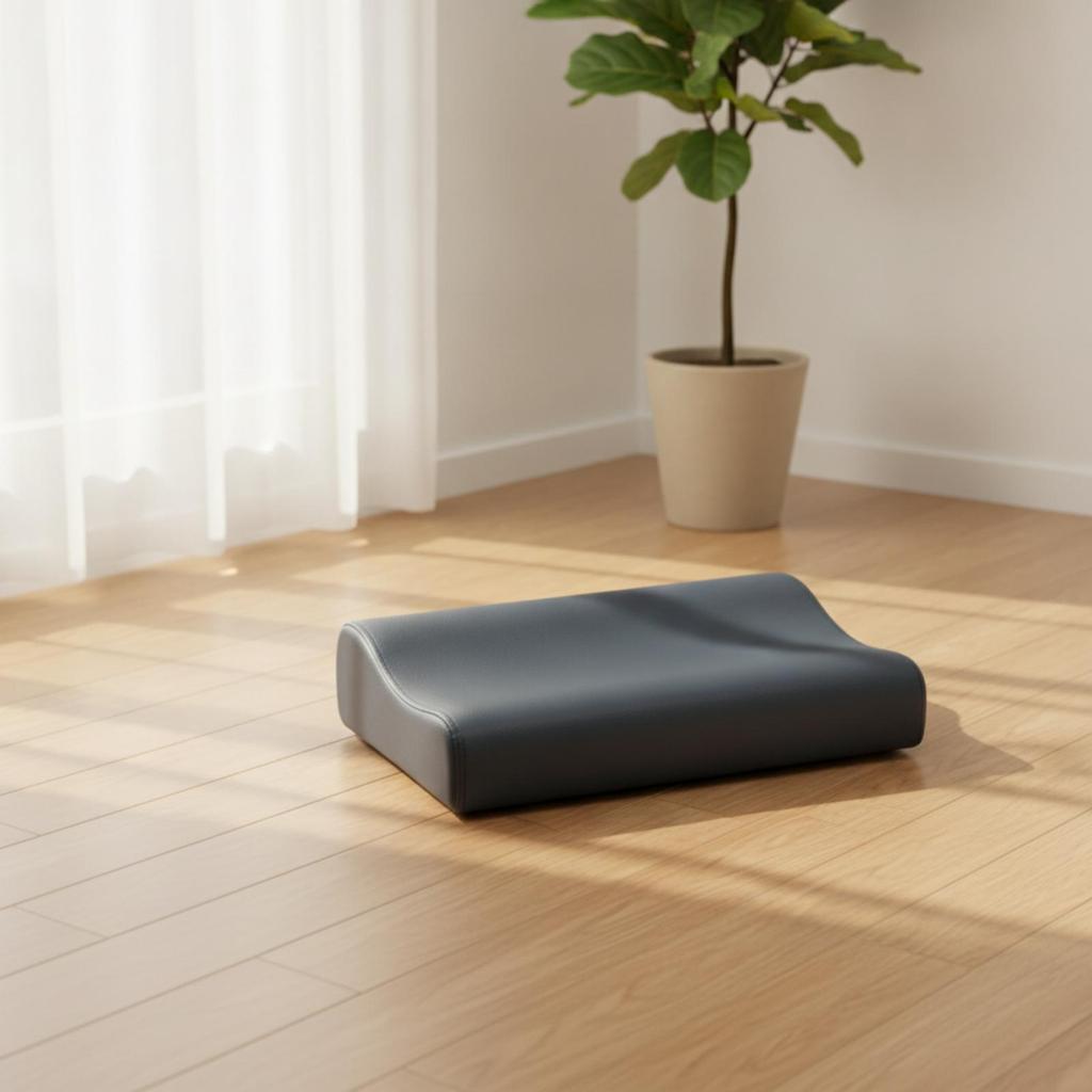 Massage Pillow with PU Leather WipeClean Table Ergonomic Cushion for Chiropractors,