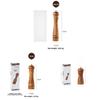 Antique Finish Wooden Spice Grinder With Manual Pepper And Salt Mill For Cooking Enthusiasts