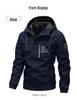 European Style Men's Windproof Waterproof Outdoor Jacket - Autumn/Winter 2026 Collection