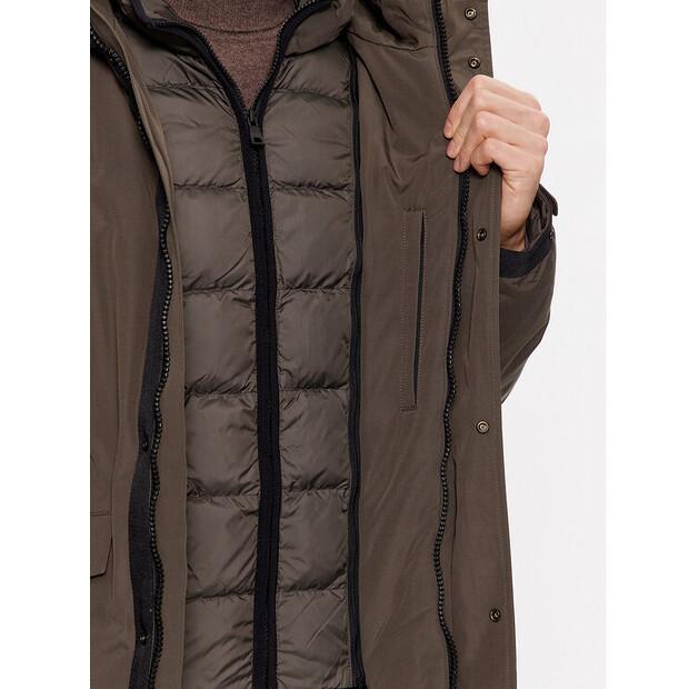 Winter Jacket Geox Velletri M3628N T3031F 3462, Green, Standard Fit